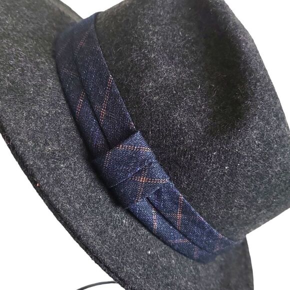 Free Authority Wool Blend Fedora Hat Small Medium - Picture 4 of 9